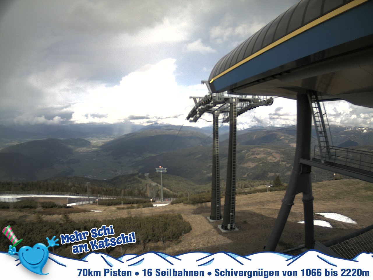 Katschberg webcam - Aineck top ski station Silverjet